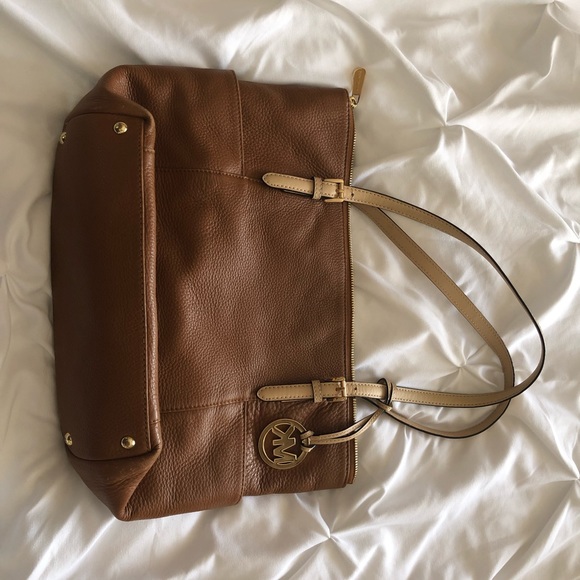 Michael Kors Brown Leather Purse - Picture 3 of 7